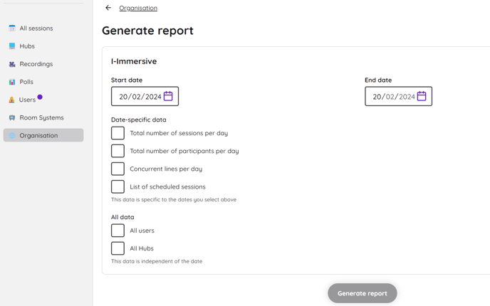 kb generate report